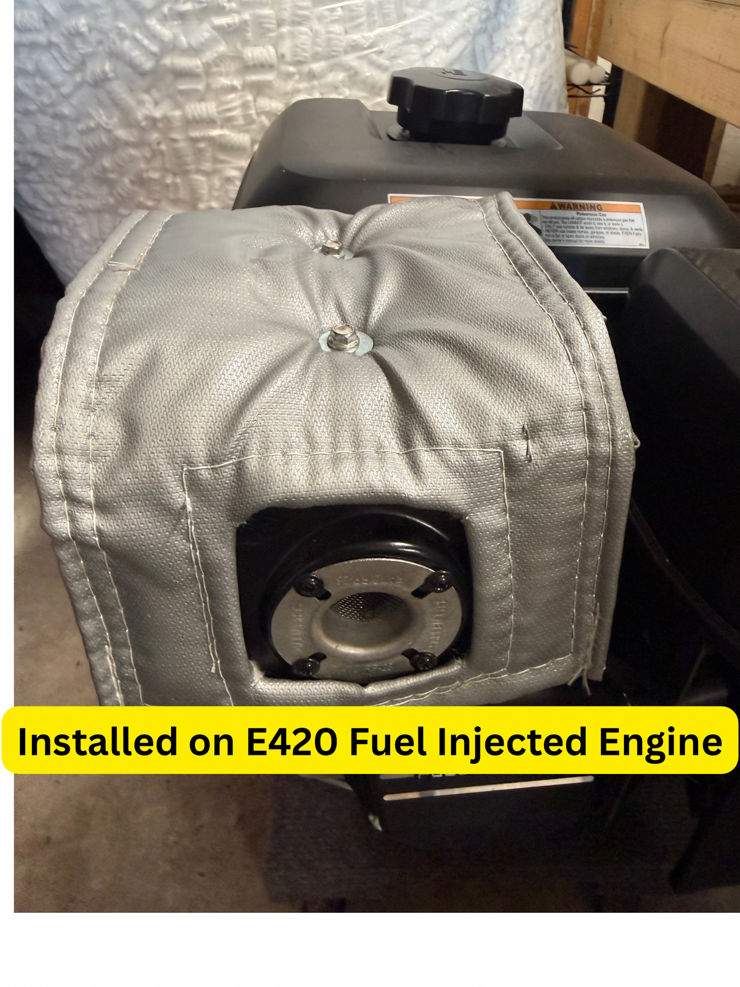 Single Cylinder Engine Exhaust Blanket